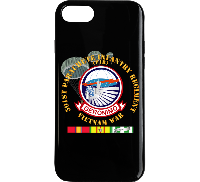Army - 501st Infantry Regiment - Vietnam W Vn Svc Phone Case