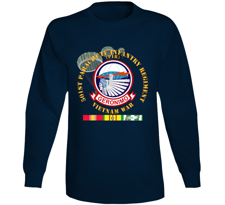 Army - 501st Infantry Regiment - Vietnam W Vn Svc Long Sleeve
