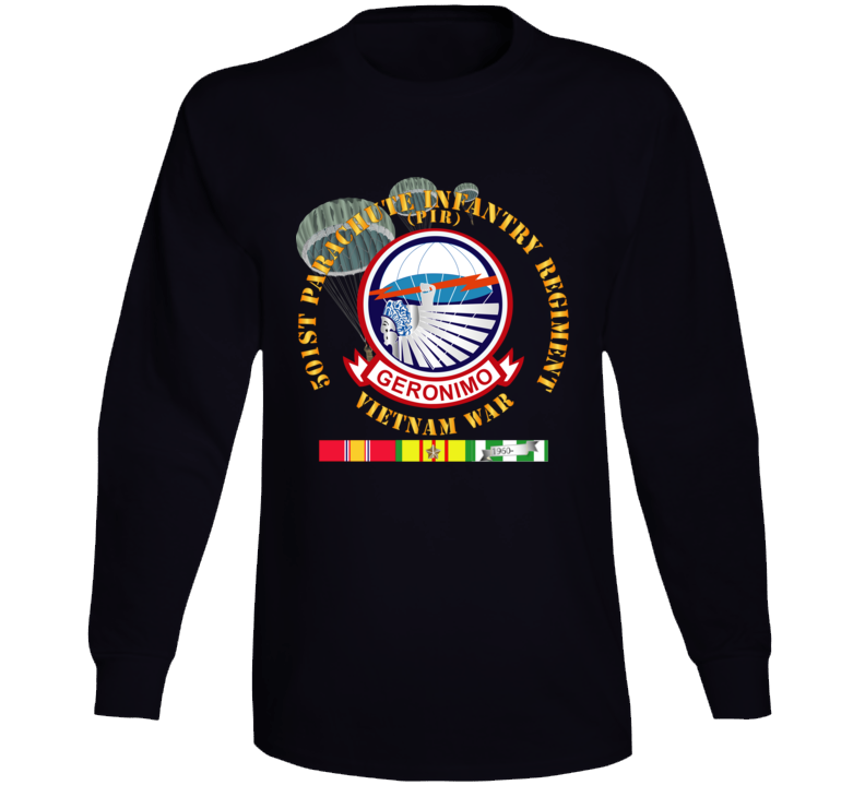 Army - 501st Infantry Regiment - Vietnam W Vn Svc Long Sleeve