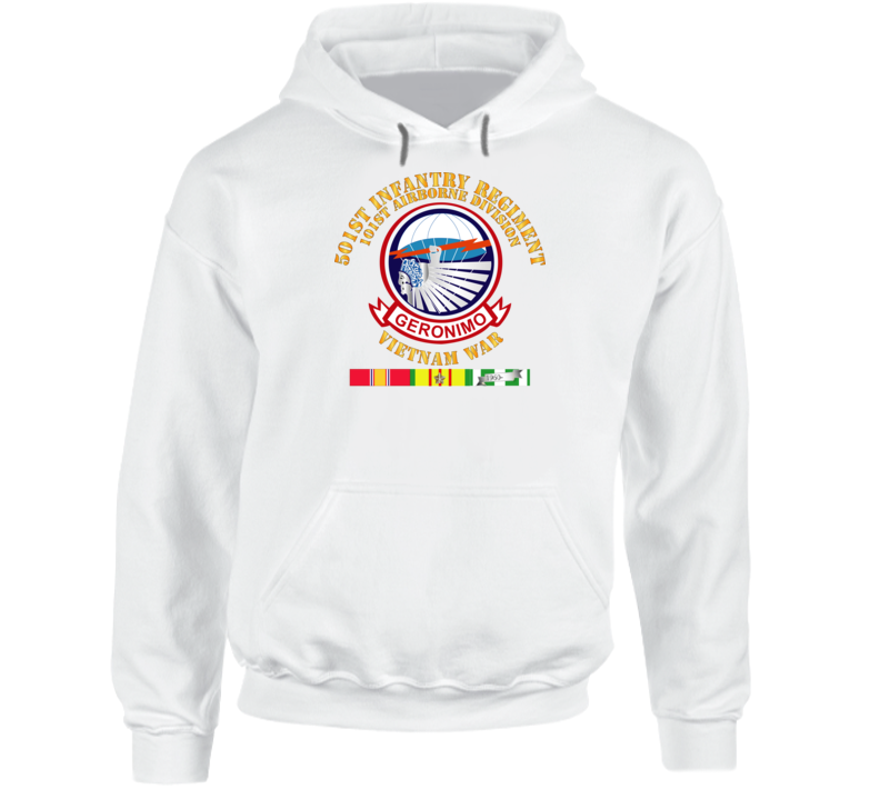 Army - 501st Infantry Regiment - Vietnam Wo Jumpers W Vn Svc Hoodie