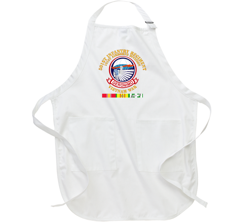 Army - 501st Infantry Regiment - Vietnam Wo Jumpers W Vn Svc Apron