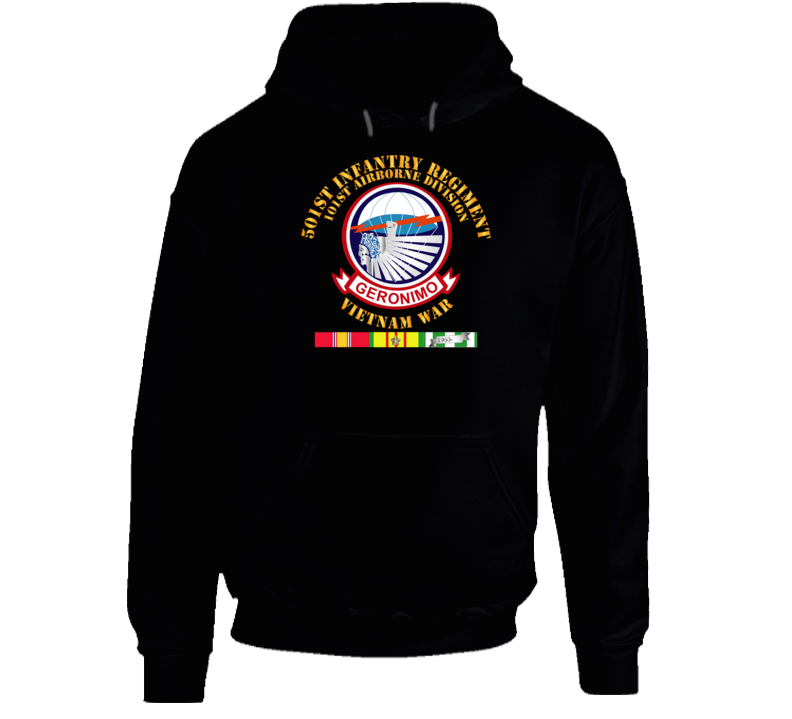 Army - 501st Infantry Regiment - Vietnam Wo Jumpers W Vn Svc Hoodie