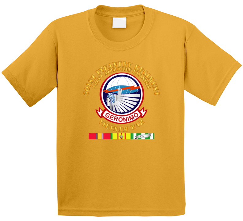 Army - 501st Infantry Regiment - Vietnam Wo Jumpers W Vn Svc Kids