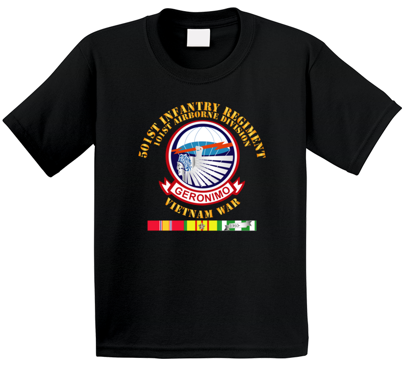 Army - 501st Infantry Regiment - Vietnam Wo Jumpers W Vn Svc Kids