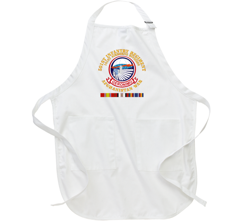 Army - 501st Infantry Regiment W Afghan Svc Apron
