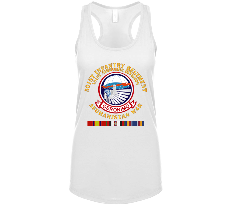 Army - 501st Infantry Regiment W Afghan Svc Tanktop