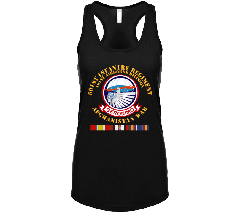 Army - 501st Infantry Regiment W Afghan Svc Tanktop