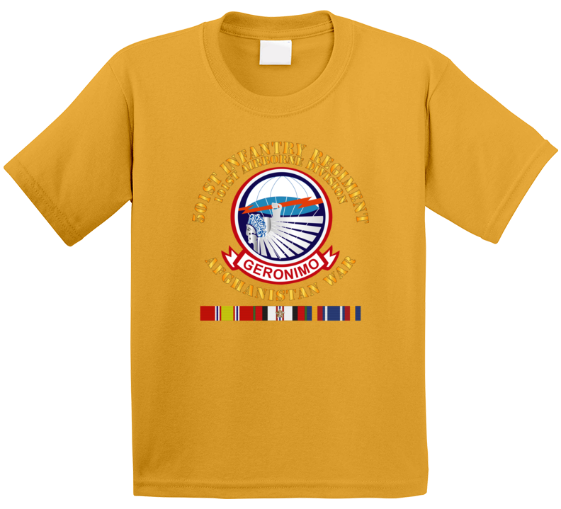 Army - 501st Infantry Regiment W Afghan Svc Kids