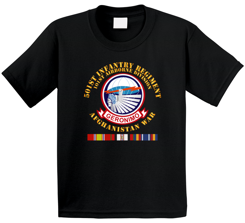 Army - 501st Infantry Regiment W Afghan Svc Kids