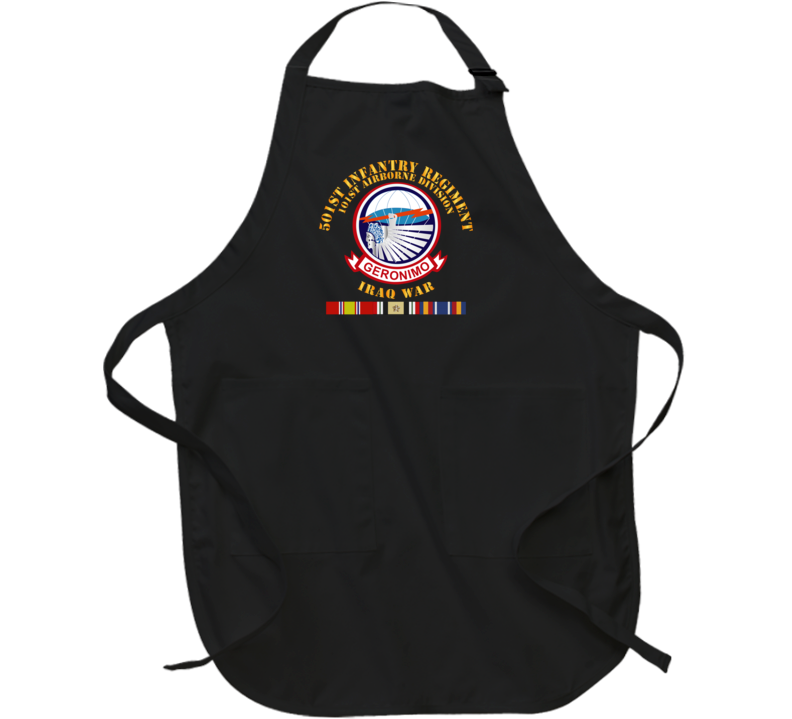 Army - 501st Infantry Regiment W Iraq Svc Apron