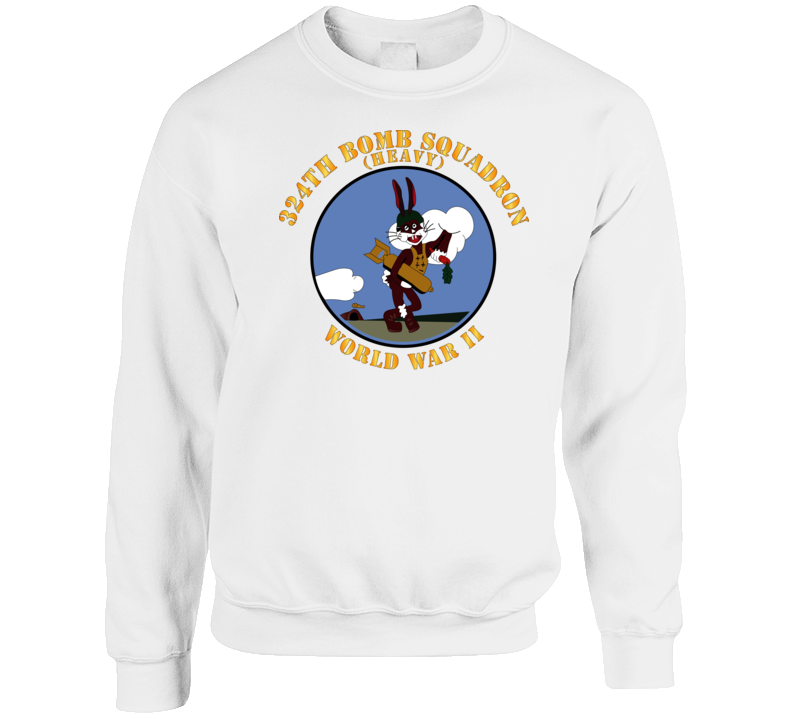 Aac - 324th Bomb Squadron - Wwii Crewneck Sweatshirt