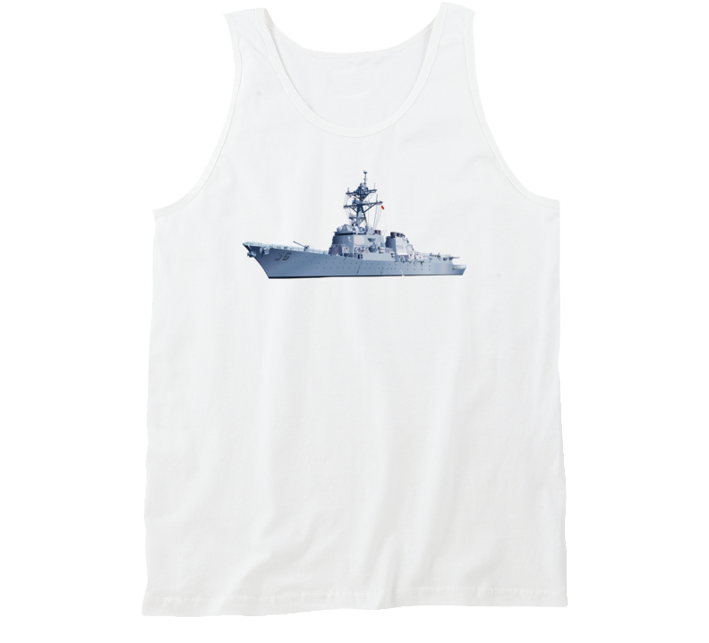 Navy - Destroyer - USS John S McCain -  Ship only wo Txt Tanktop