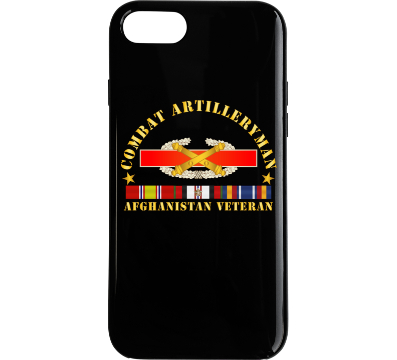 Army - Combat Artilleryman Badge - Afghanistanvet W Vn Svc Phone Case