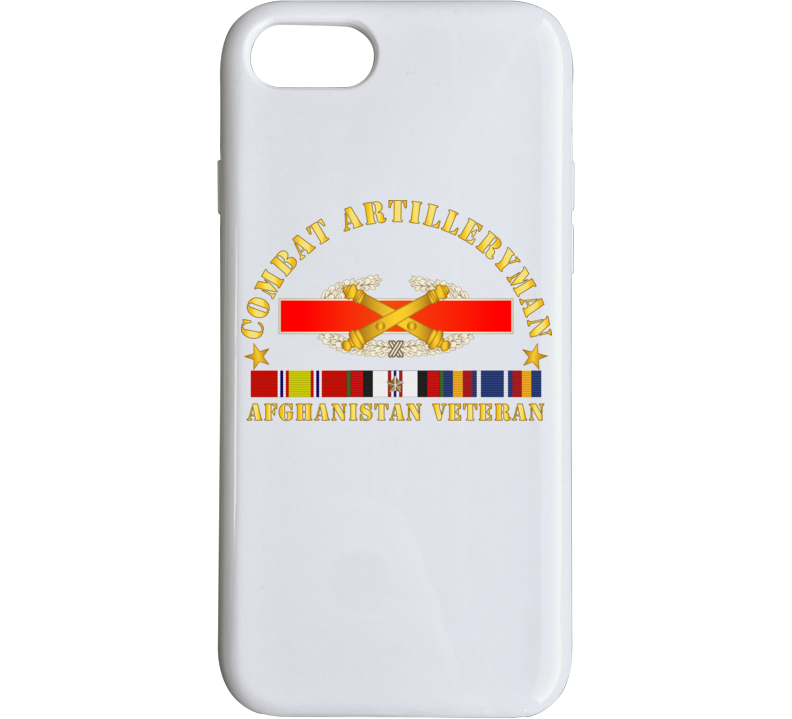 Army - Combat Artilleryman Badge - Afghanistanvet W Vn Svc Phone Case