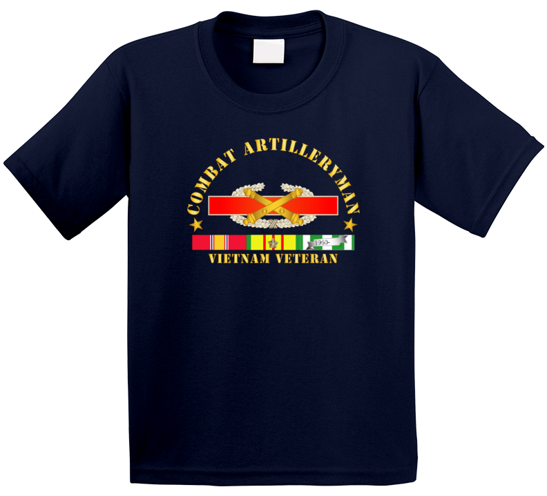 Army - Combat Artilleryman Badge - Vietnam Vet W Vn Svc Kids T Shirt