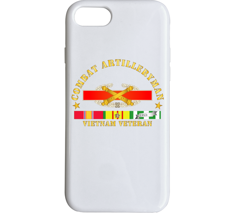 Army - Combat Artilleryman Badge - Vietnam Vet W Vn Svc Phone Case