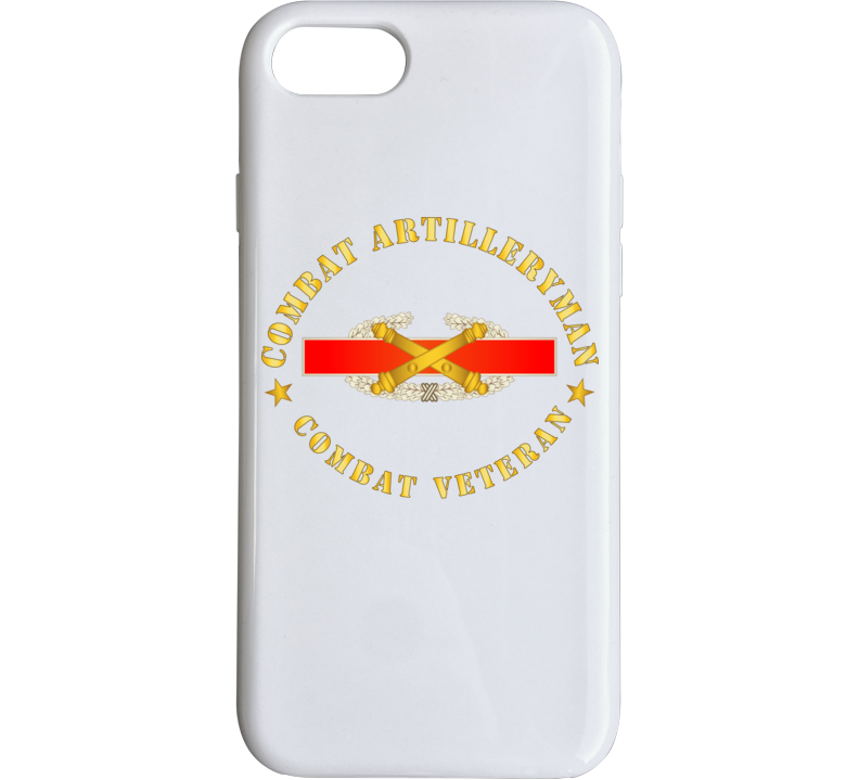 Army - Us Army Field Artillery Combat Artilleryman Badge Phone Case