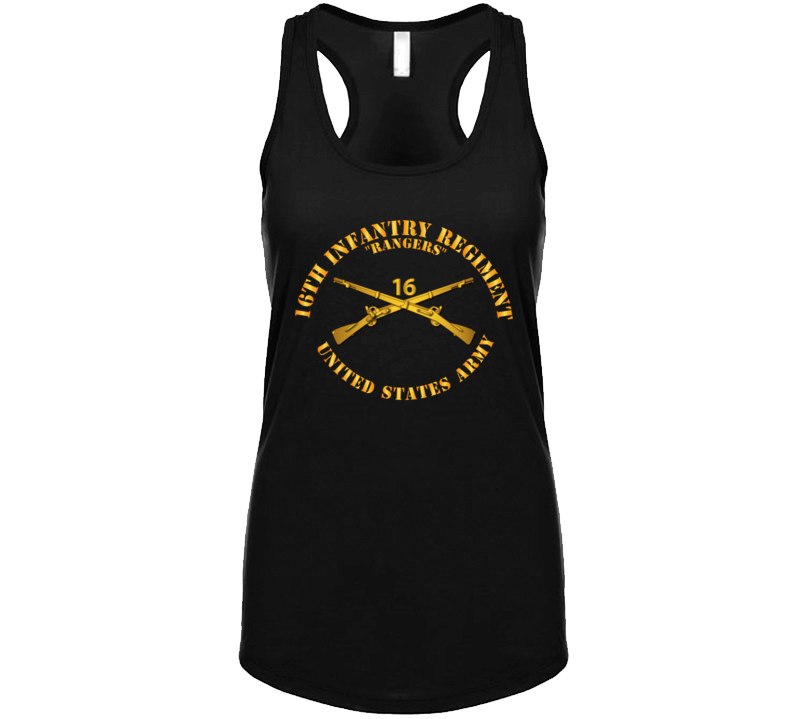 Army - 16th Infantry Regt - Rangers - Infantry Br Tanktop