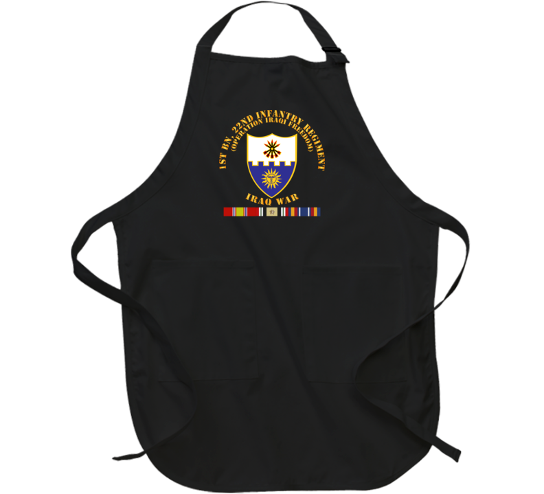 Army - 1st Bn 22nd Infantry - Oif1 - W Iraq Svc Apron