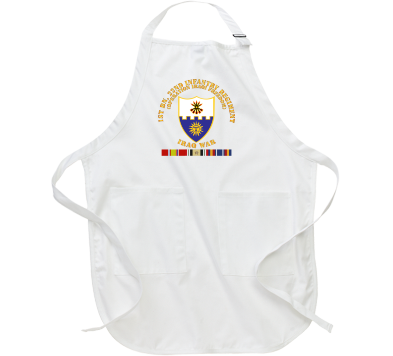 Army - 1st Bn 22nd Infantry - Oif1 - W Iraq Svc Apron