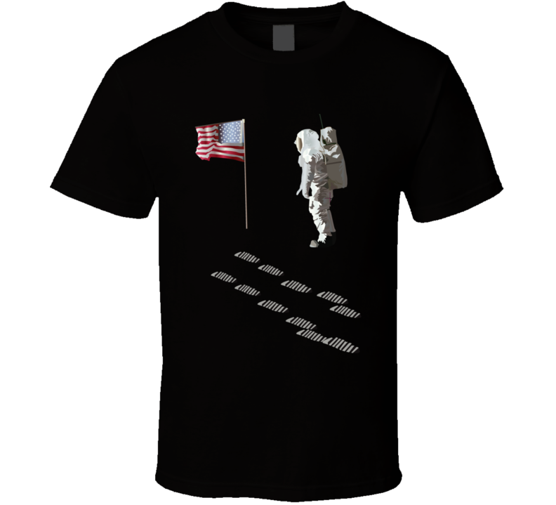 Space - Moon Landing Walk T Shirt