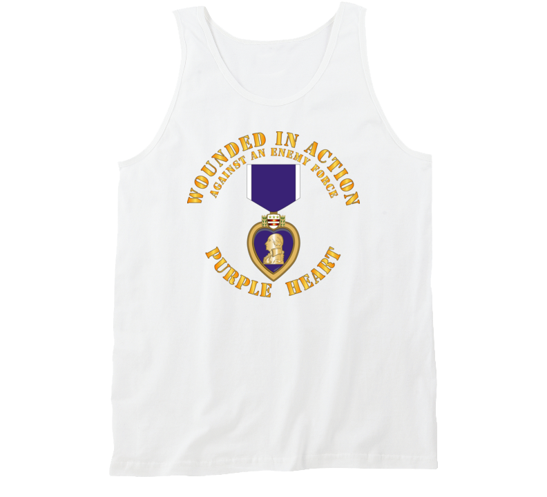 Wounded In Action - Purple Heart V1 Tanktop