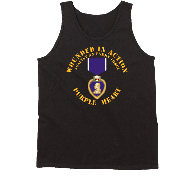 Wounded In Action - Purple Heart V1 Tanktop