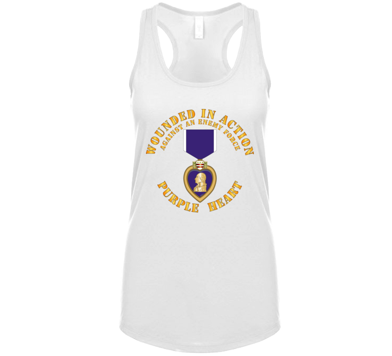 Wounded In Action - Purple Heart V1 Tanktop