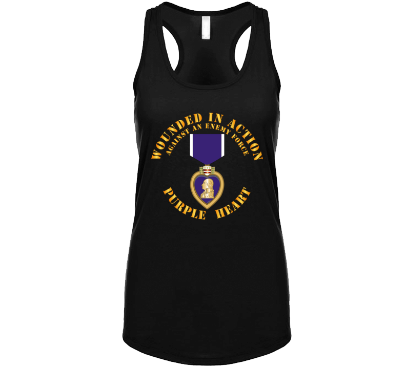 Wounded In Action - Purple Heart V1 Tanktop