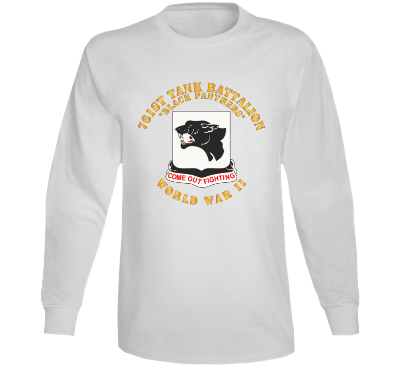 Army - 761st Tank Battalion - Black Panthers - WWII Long Sleeve