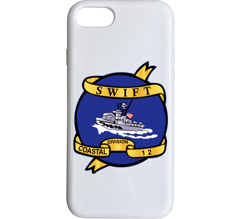 Navy - Vietnam Cbt Vet - Navy Coastal Div 12 - Swift Wo Txt Phone Case