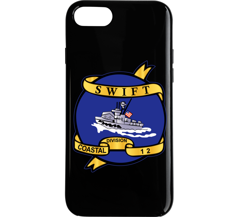 Navy - Vietnam Cbt Vet - Navy Coastal Div 12 - Swift Wo Txt Phone Case