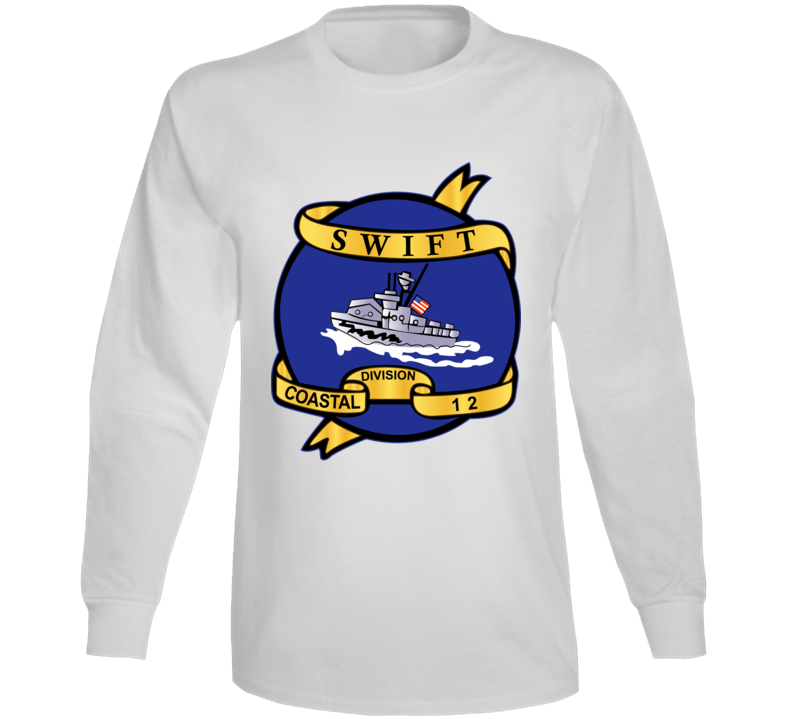 Navy - Vietnam Cbt Vet - Navy Coastal Div 12 - Swift Wo Txt Long Sleeve