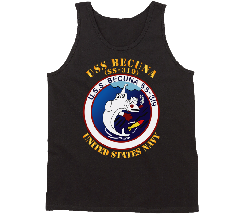Navy - Uss Becuna (ss-319) Tanktop