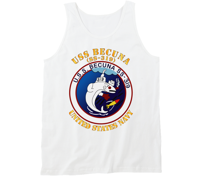 Navy - Uss Becuna (ss-319) Tanktop