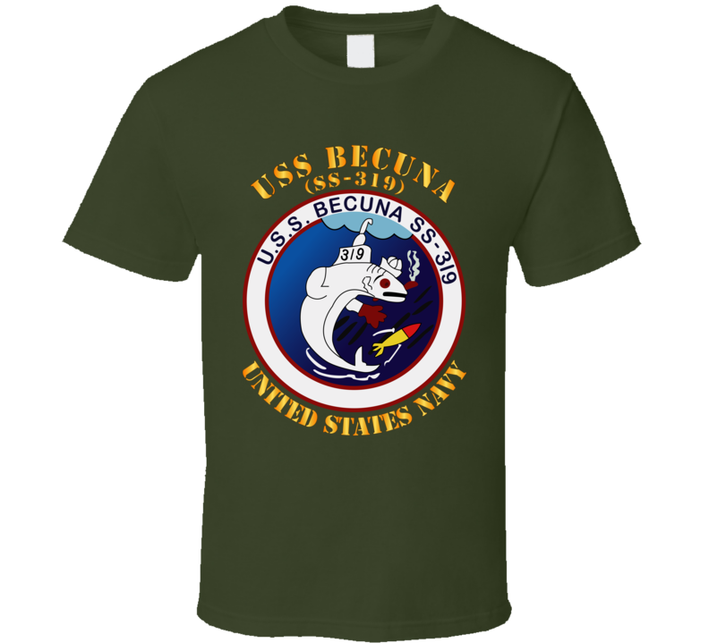 Navy - Uss Becuna (ss-319) T Shirt