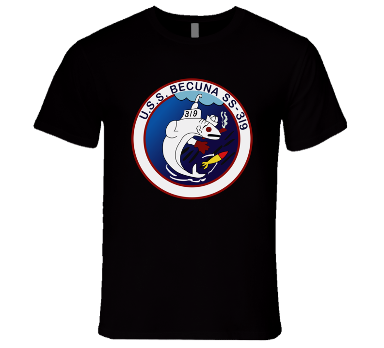 Navy - Uss Becuna (ss-319) Wo Txt T Shirt