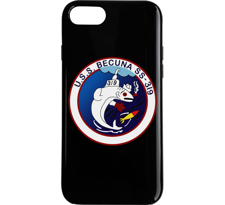 Navy - Uss Becuna (ss-319) Wo Txt Phone Case