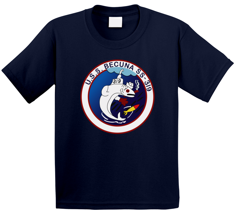 Navy - Uss Becuna (ss-319) Wo Txt T Shirt
