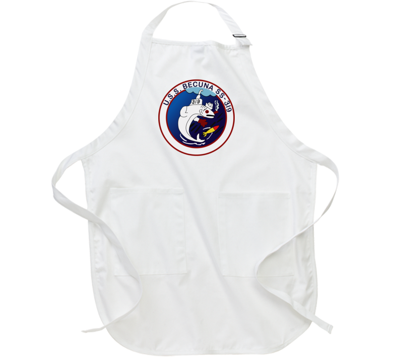Navy - Uss Becuna (ss-319) Wo Txt Apron