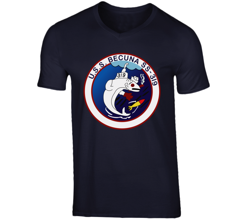 Navy - Uss Becuna (ss-319) Wo Txt T Shirt