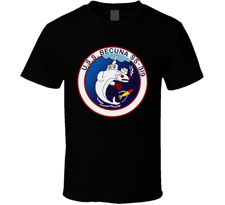 Navy - Uss Becuna (ss-319) Wo Txt T Shirt