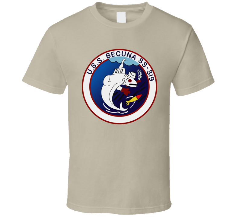 Navy - Uss Becuna (ss-319) Wo Txt T Shirt