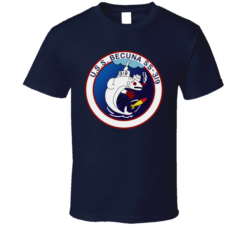 Navy - Uss Becuna (ss-319) Wo Txt T Shirt