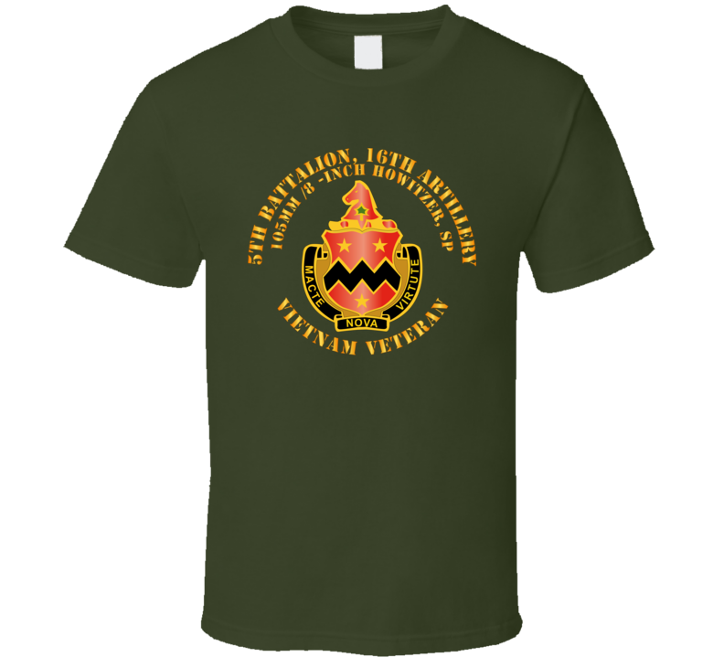 Army - 5th Battalion, 16th Artillery Without Svc Ribbon V1 T Shirt