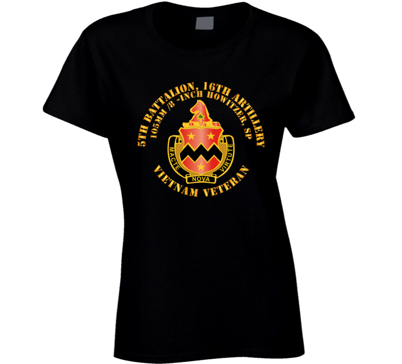 Army - 5th Battalion, 16th Artillery Without Svc Ribbon V1 Ladies T Shirt