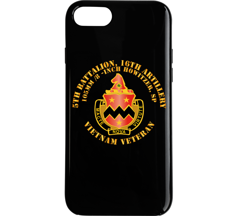 Army - 5th Battalion, 16th Artillery Without Svc Ribbon V1 Phone Case