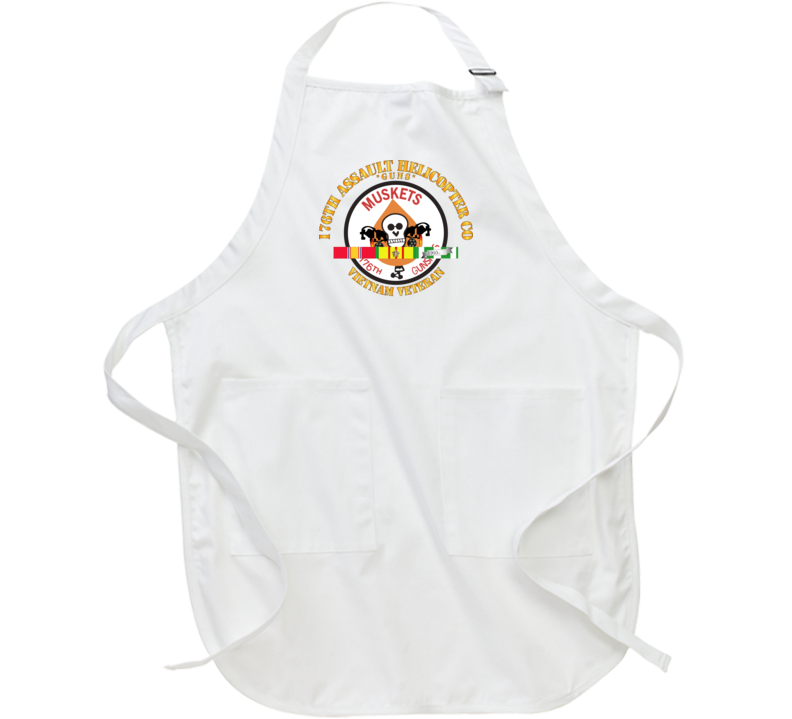 176th Gunships (muskets) - Guns - Vietnam Veteran W Svc Apron