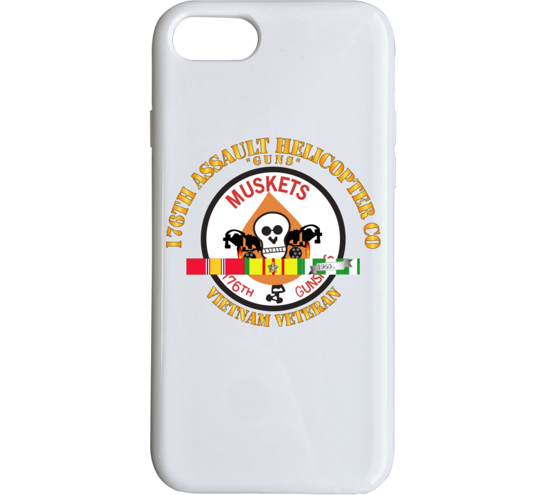 176th Gunships (muskets) - Guns - Vietnam Veteran W Svc Phone Case