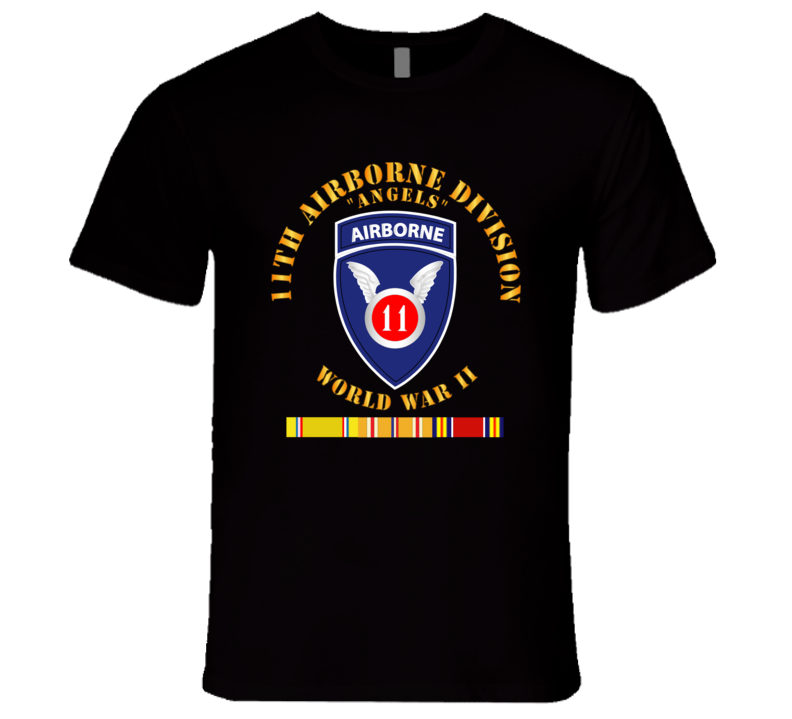 Army - 11th Airborne Division - Wwii W Pac Svc T Shirt